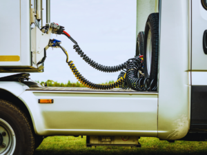 Semi truck air brake system